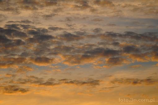 sunset; clouds