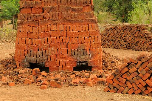 Africa; Kenya; brickyard; brickfield; brick