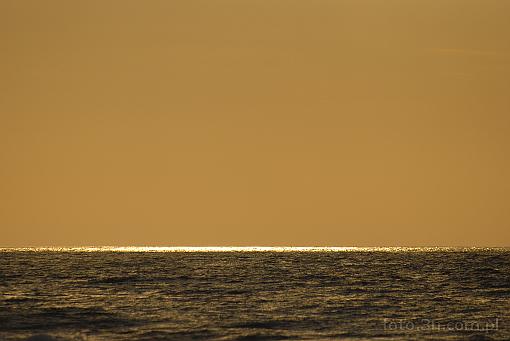sunset; sea
