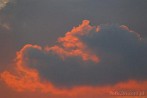 sunset; clouds