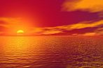 0393-0830; 5400 x 3600 pix; sunset, clouds, sea