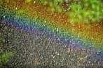 rainbow; drop; water