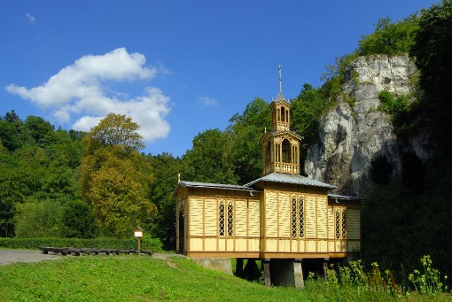 Europe; Poland; Ojcow; Ojcow National Park; chapel on the water