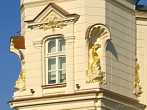 1130-0018; 3086 x 2315 pix; Europe, Poland, Koszalin, museum, building, water mill, miller house, window
