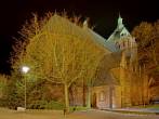 1130-0220; 3086 x 2314 pix; Koszalin, cathedral, night, church, gothic, Europe, Poland