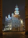 1150-0090; 2849 x 3799 pix; Europe, Poland, Poznan, city hall, night