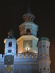 1150-0092; 2575 x 3434 pix; Europe, Poland, Poznan, city hall, night