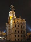 1150-0093; 2477 x 3305 pix; Europe, Poland, Poznan, city hall, night