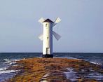 Europe; Poland;  Swinoujscie; beacon; sea; lighthouse