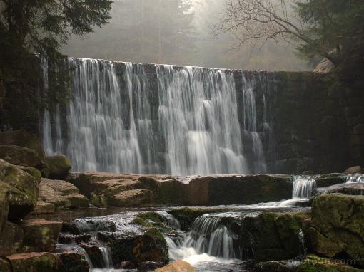 Karpacz; Lomnica; waterfall