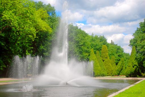 Europe; Poland;  Bialystok; fountain; water; park