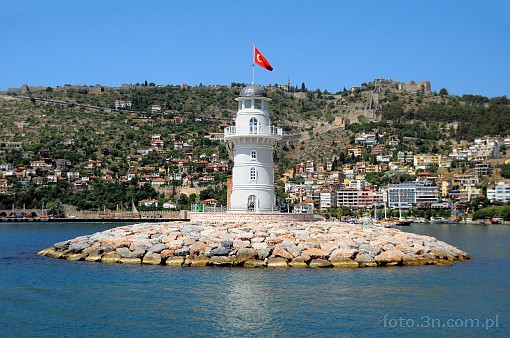 Asia; Turkey; Alanya; lighthouse; beacon