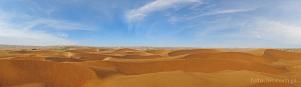 1BBG-1000; 9530 x 2800 pix; Asia, India, desert, Thar desert, Thar, dune, sand, sky, clouds