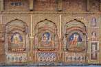 Asia; India; Mandawa; haveli; mural