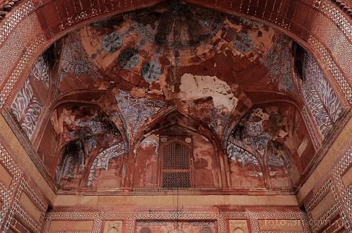 Asia; India; Fatehpur Sikri; fresco; mural