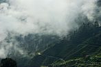 Asia; India; Himalaya; mountains; clouds; road; mountain road