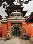 Asia; Nepal; Kathmandu; Durbar Square; Lion Gate; Taleju Temple