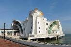 1BF2-0130; 4525 x 3017 pix; Asia, Malaysia, Malacca, Straits Mosque, Masjid Selat