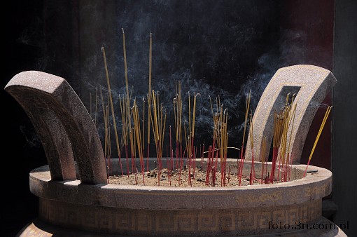 Asia; Vietnam; Saigon; Thien Hau Temple; chinese temple; incense stick; joss stick