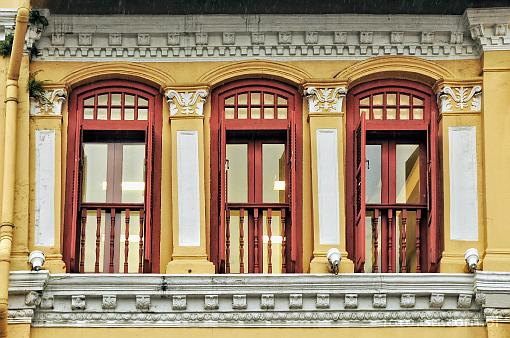 Asia; Singapore; house; window