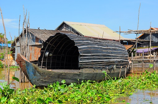 Asia; Cambodia; floating village; boat