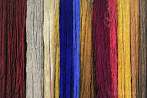 Asia; Cambodia; stall; silk; yarn