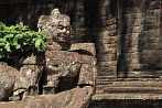1BJE-0960; 3987 x 2648 pix; Asia, Cambodia, Angkor, Angkor Thom, Angkor Thom north gate