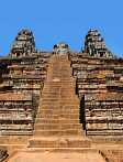 1BJE-0600; 3377 x 4393 pix; Asia, Cambodia, Angkor, Ta Keo, Ta Keo Temple, Prasat Keo, Prasat Keo Temple, temple
