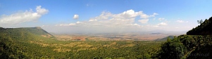 1CA1-1080; 10534 x 2985 pix; Africa, Kenya, Great Rift Valley
