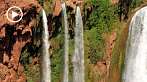 1CE5-1010; 1280 x 720 pix; Africa, Morocco, Ouzoud falls, waterfall