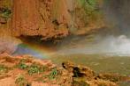 1CE5-0630; 4288 x 2848 pix; Africa, Morocco, Ouzoud falls, waterfall, rainbow