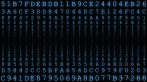abstraction; technology; cipher; encryption; rebus; enigma; Internet; computer; code; program; program code; machine code; hexadecimal code; mystery; monitor; characters on the monitor; blue signs; glow