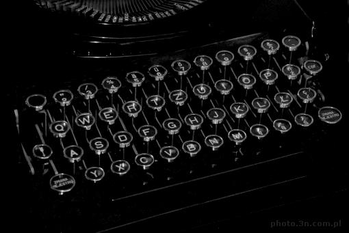 typewriter; key