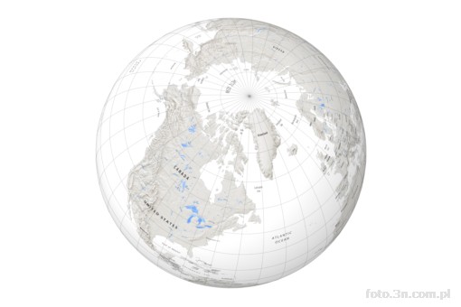 globe; Earth; Arctica; cartographic grid
