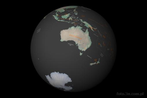 globe; Earth; Australia; cartographic grid