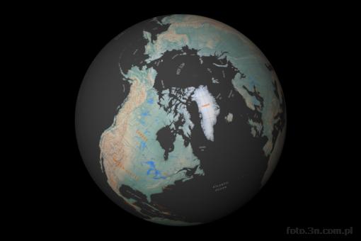 globe; Earth; Arctica; cartographic grid