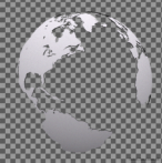 9101-0270; 680 x 680 pix; Earth, globe, continent, mainland