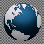 9101-0300; 680 x 680 pix; Earth, globe, continent, mainland
