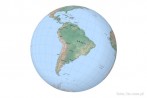 9101-0114; 6600 x 4400 pix; globe, Earth, South America, cartographic grid