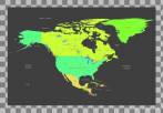 9121-1010; 541 x 360 pix; North America, map, continent, mainland