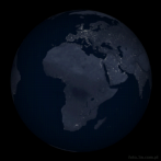 Earth; space; Africa; night