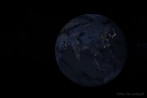 Earth; space; Asia; China; Tibet; night