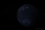 Earth; space; Australia; night