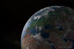 9512-0620; 4500 x 3000 pix; Earth, space, Europe, Near East, stars