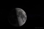 9513-0230; 6000 x 4000 pix; moon, first quarter, stars, cosmos, space