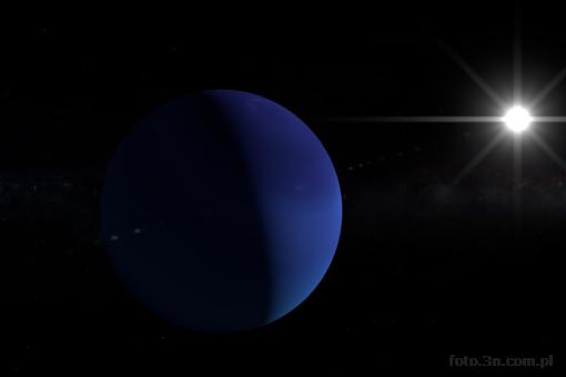 Neptune; Sun; flash; flare; stars; planet; cosmos; space; nebula