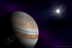 9519-4570; 4500 x 3000 pix; Jupiter, planet, flare, sun
