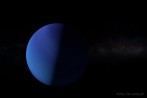 9519-2100; 5100 x 3400 pix; Neptune, stars, planet, cosmos, space, nebula