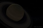 9519-0210; 5100 x 3400 pix; Saturn, rings, stars, planet, cosmos, space