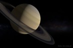 9519-0630; 5100 x 3400 pix; Saturn, rings, stars, planet, cosmos, space, nebula